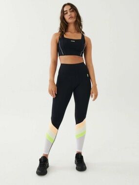 P.E. Nation freeman leggings in black underground size S